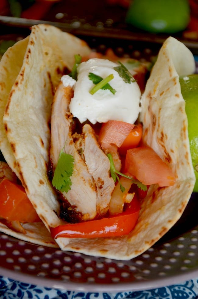 Skillet Chicken Fajitas - STOCKPILING MOMS™