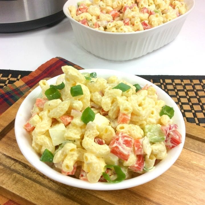 Easy instant pot macaroni salad recipe