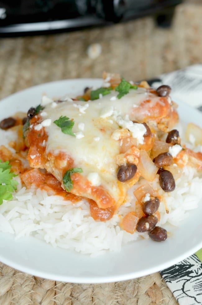 chicken enchilada skillet