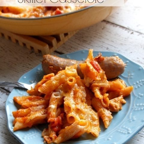 Artichoke and Penne Skillet Casserole