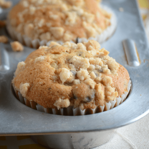 Bakery Style Blueberry Muffins