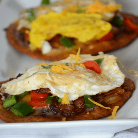 Loaded Breakfast Tostadas