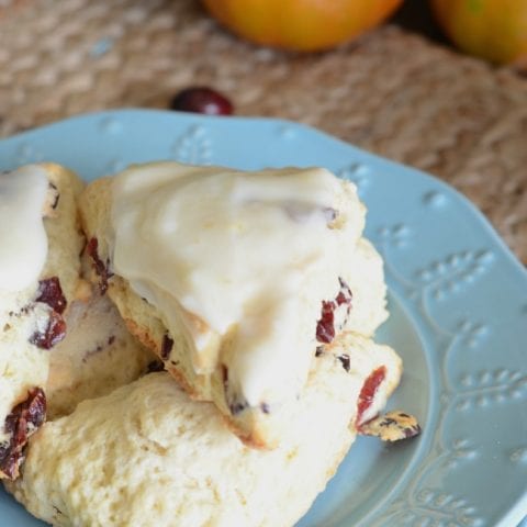 Cranberry orange scones