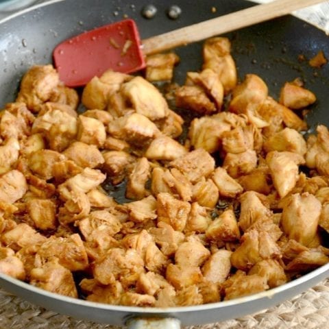 One pan chicken teriyaki