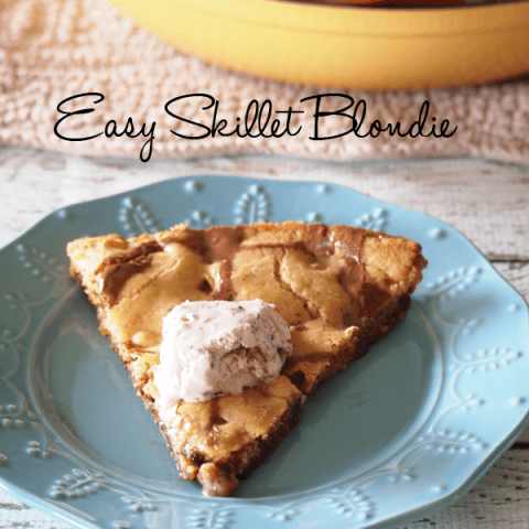 Easy Skillet Blondie