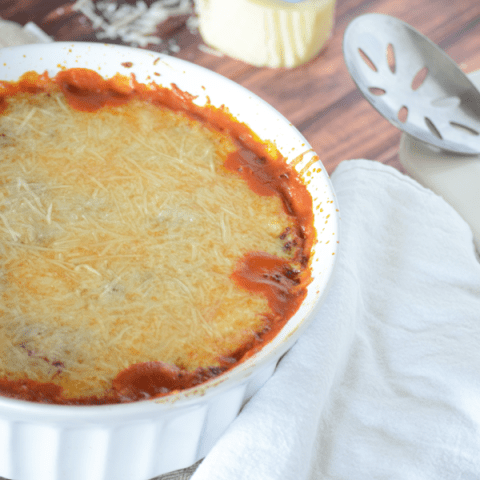 Mozzarella Meatball Quinoa Bake