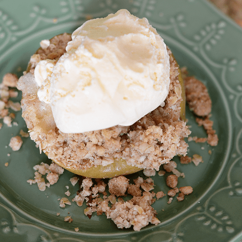 Individual apple crisps