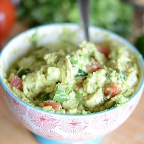 Homemade guacamole