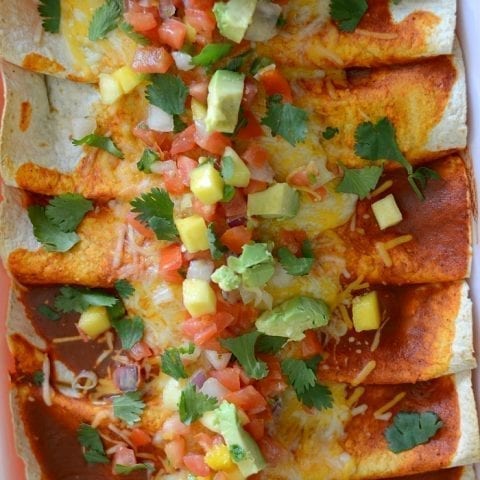 Weeknight enchiladas