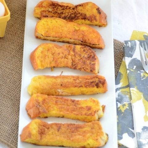 Eggnog French Toast Sticks