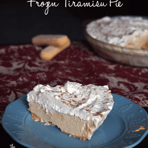 Frozen Tiramisu Pie