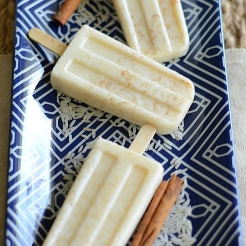 Arroz con leche popsicles