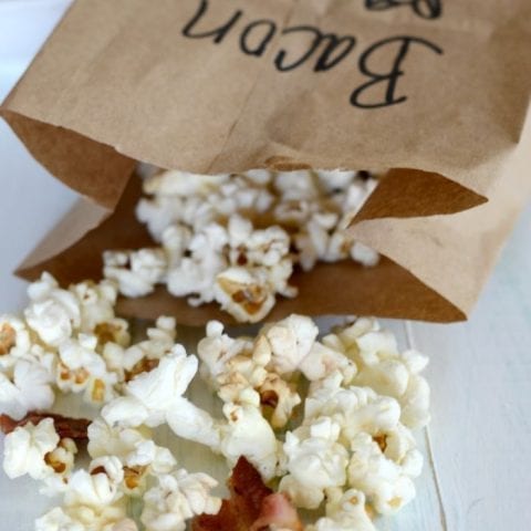 Bacon fat popcorn