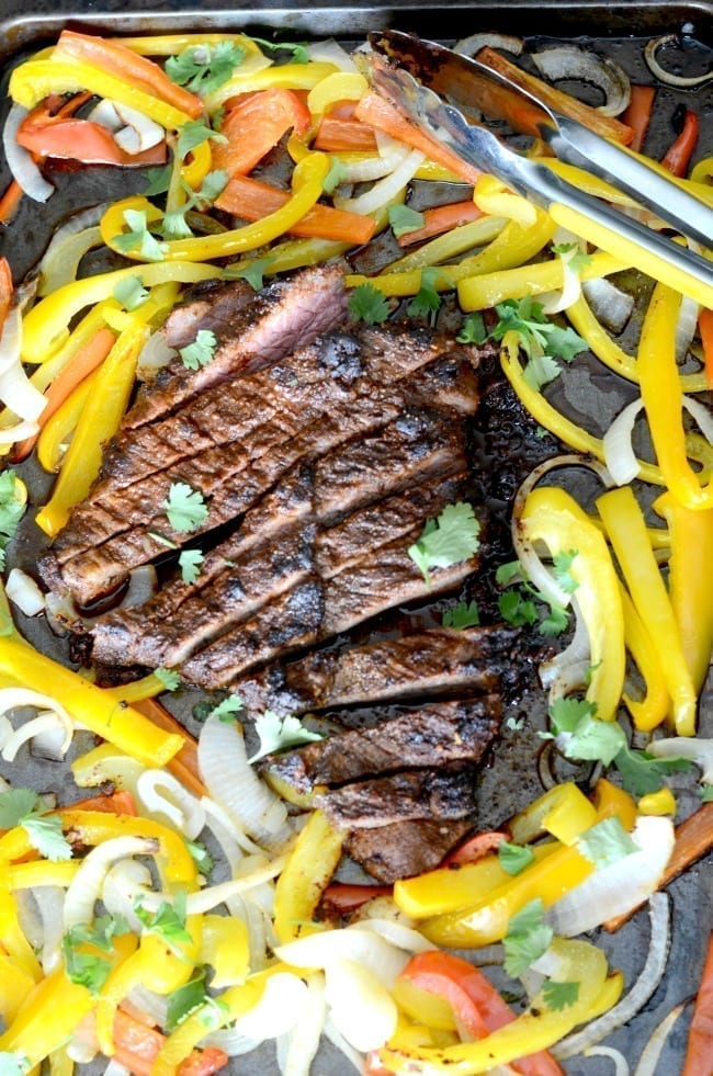 Easy steak fajitas - mom makes dinner