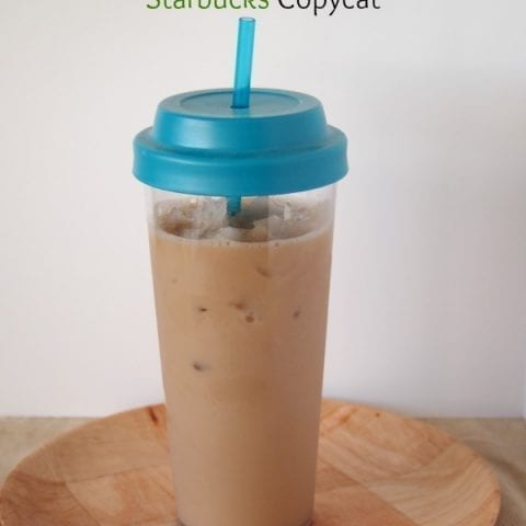 2 Ingredient Starbucks Iced Chai Tea Latte - Lifestyle of a Foodie