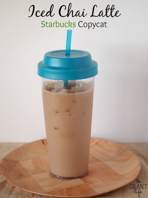 Iced Pumpkin Cream Chai Tea Latte {Starbucks Copycat Recipe}