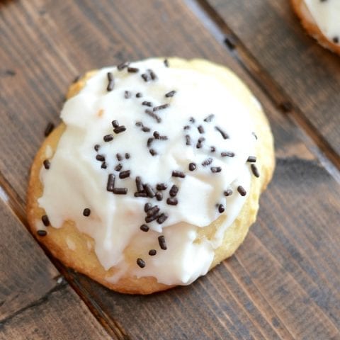 Iced ricotta cookies