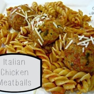 Baked Italian Chicken Meatballs