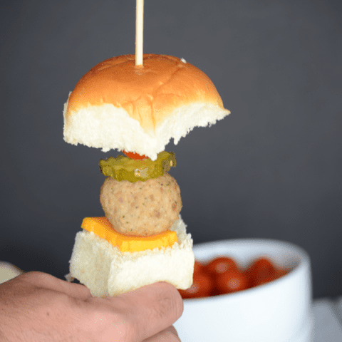 Meatball Slider Kebabs