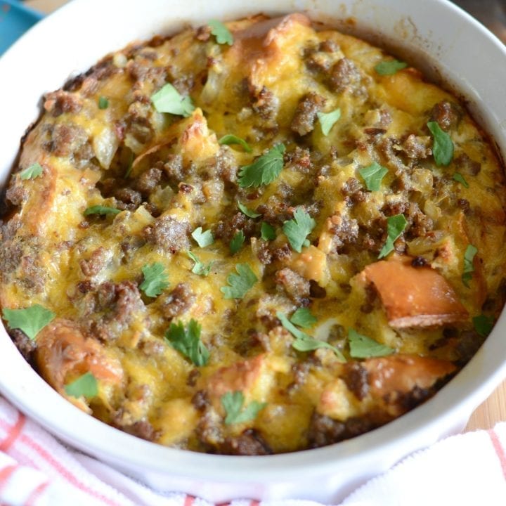 Mexican breakfast casserole