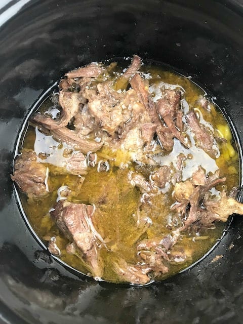 Mississippi roast in the crock pot