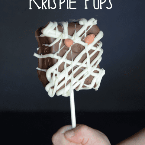 Mummy Rice Krispie Pops