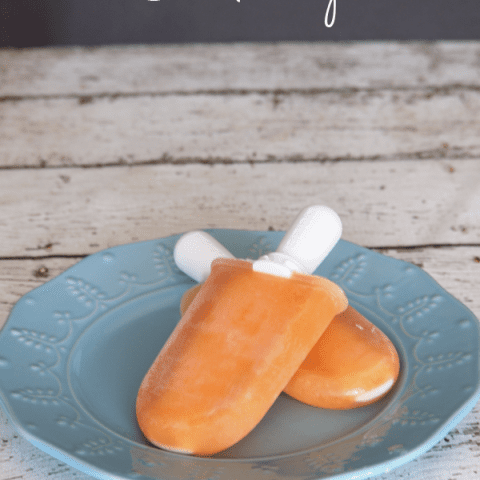 Pea Ice Tea Popsicles