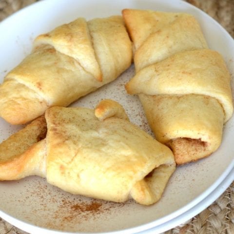 Pumpkin cheesecake crescents