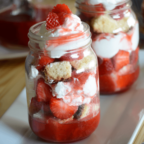 Strawberry Shortcake Parfaits