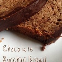 Chocolate zucchini bread