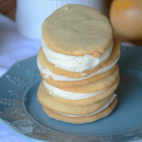 Lemon Buttercream Sandwich Cookies