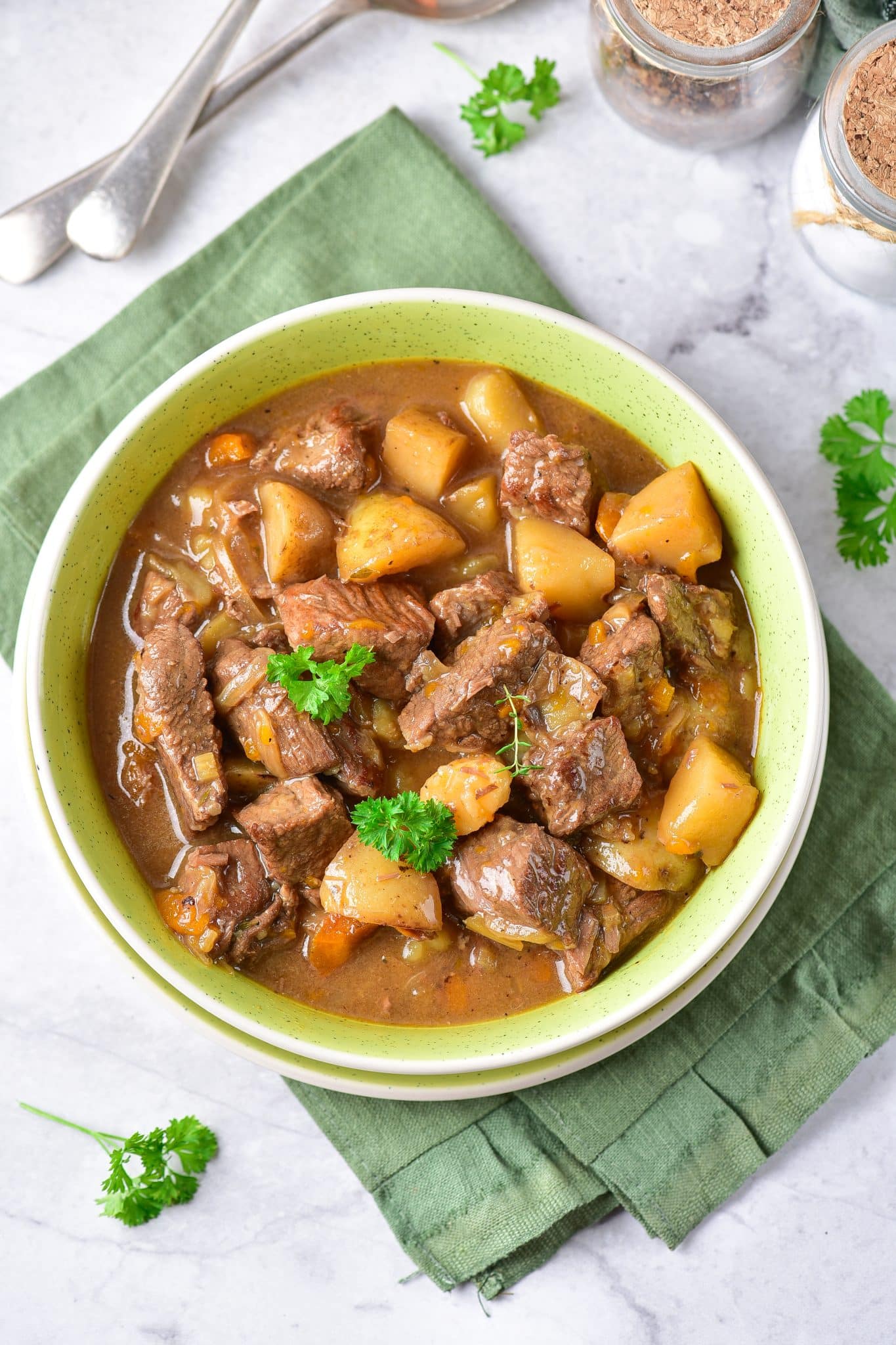 Stove top beef stew - mom makes dinner