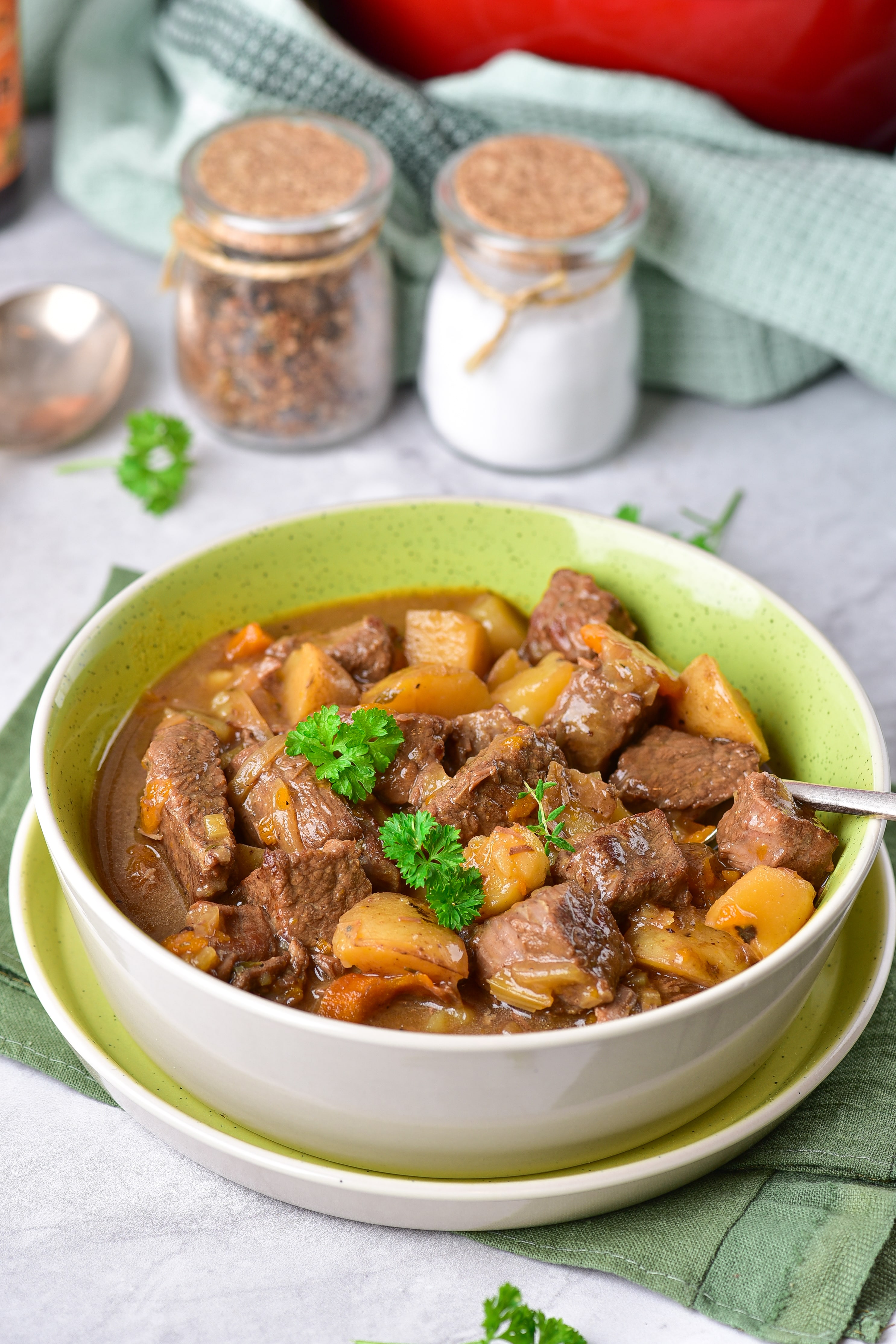 Stove top beef stew - mom makes dinner
