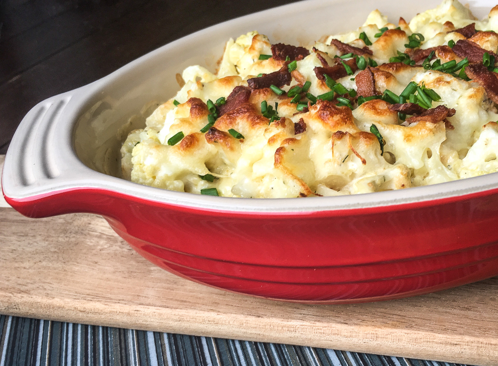 How to make loaded cauliflower bake 