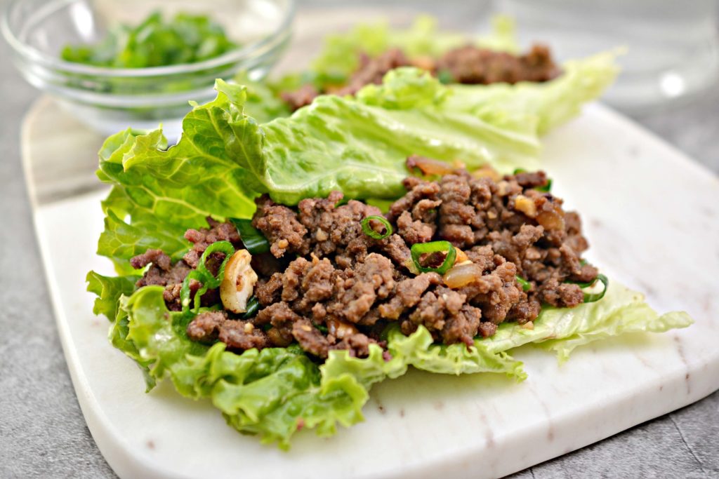 beef lettuce wraps