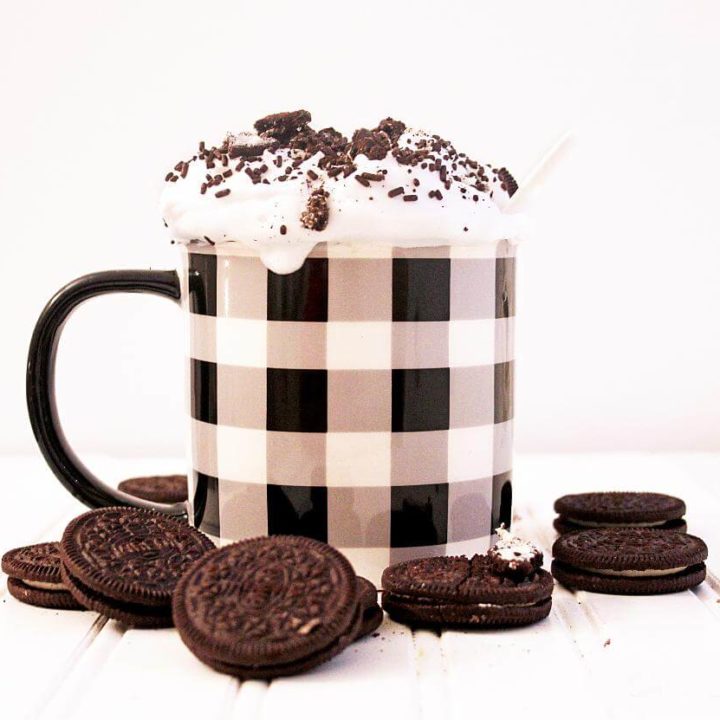 Cookies and cream latte