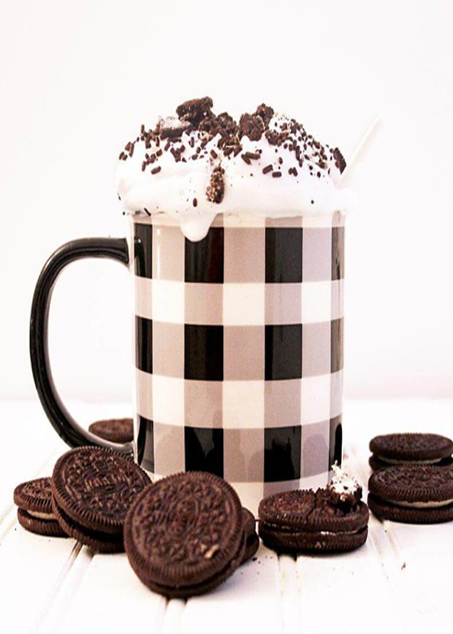 cookies and cream latte