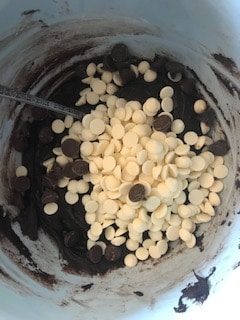 how to make white chocolate brownie cookies