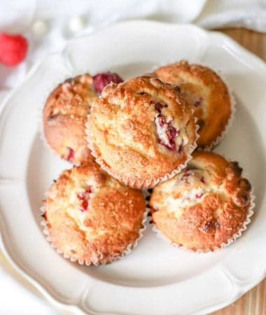 raspberry white chocolate chip muffin recipe