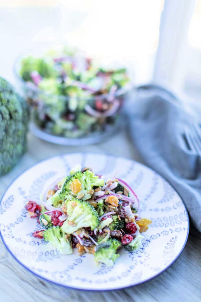 Easy loaded broccoli salad recipe
