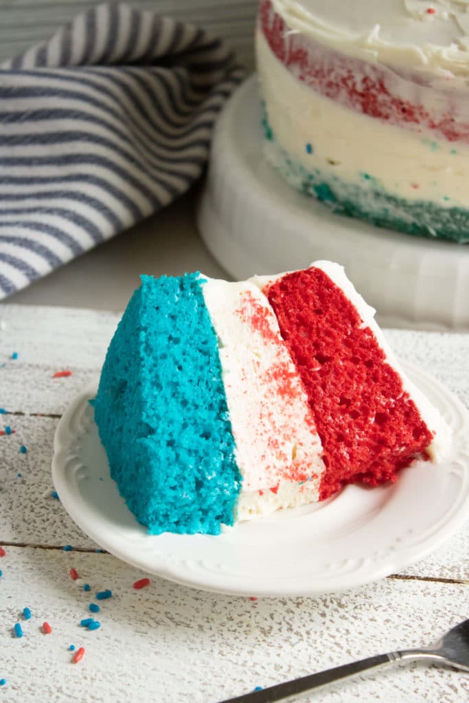easy fourth of july cheesecake cake