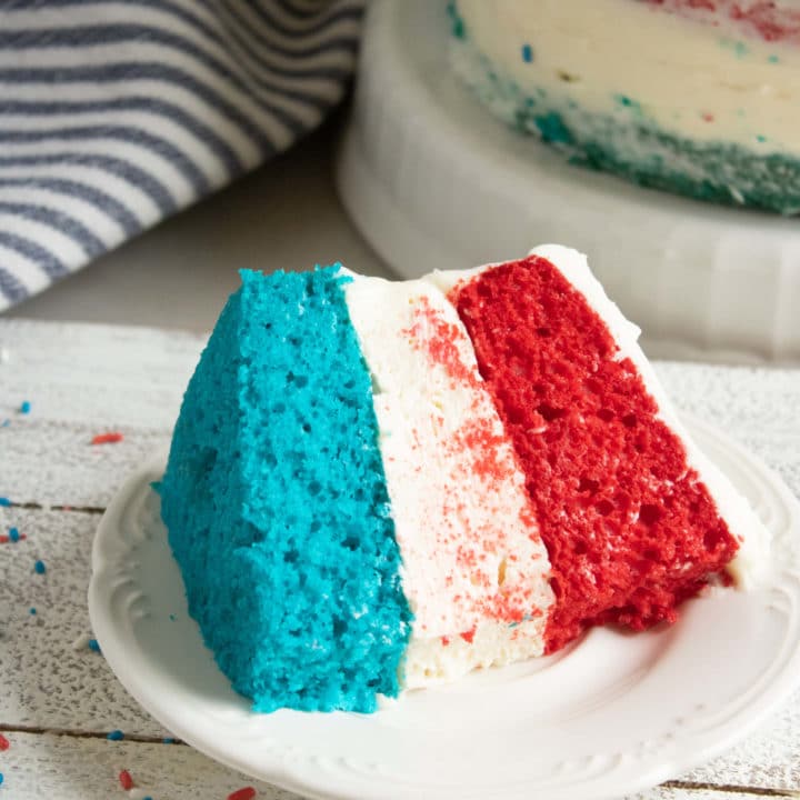 easy fourth of july cheesecake cake