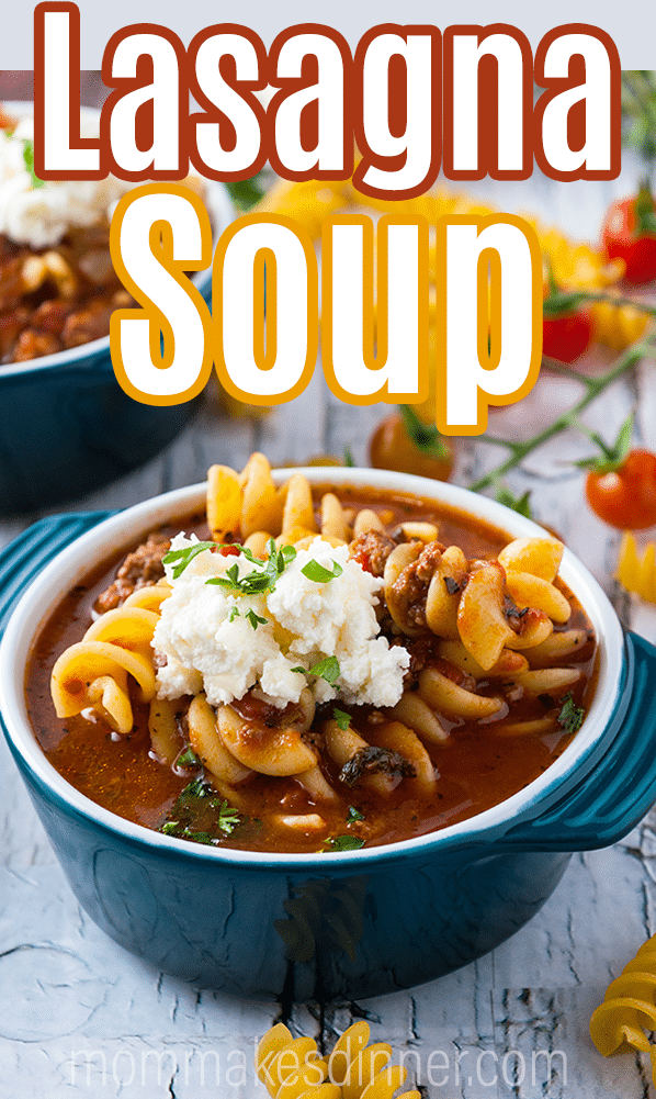 Lasagna soup