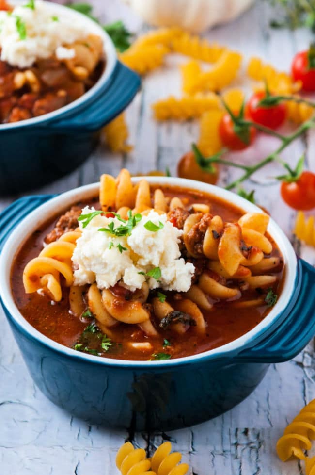 lasagna soup recipe