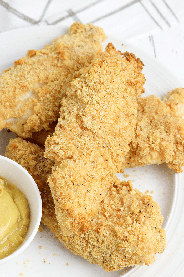 Easy baked chicken tenders - mom makes dinner