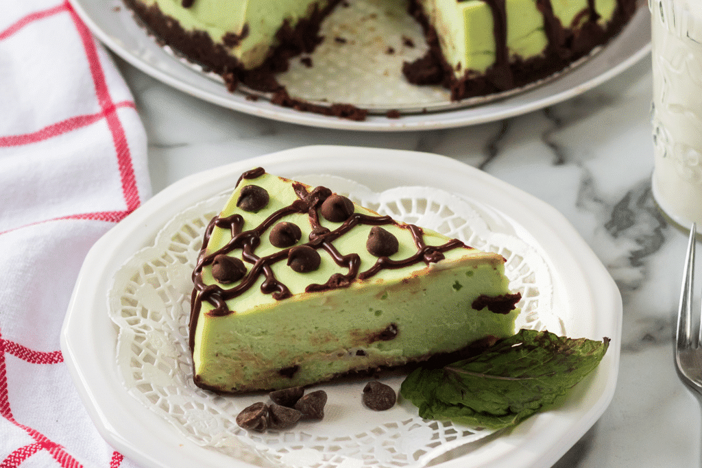 how to make mint chocolate cheesecake recipe in the instant pot