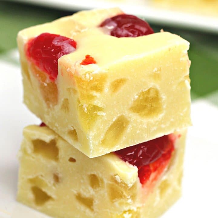 white chocolate Pineapple fudge