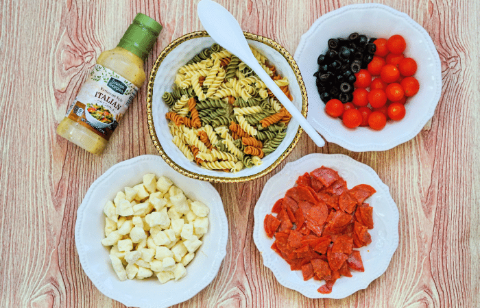 classic pasta salad ingredients