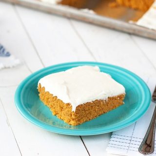 Easy pumpkin bars with cream cheese frosting recipe