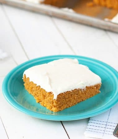 Easy pumpkin bars with cream cheese frosting recipe